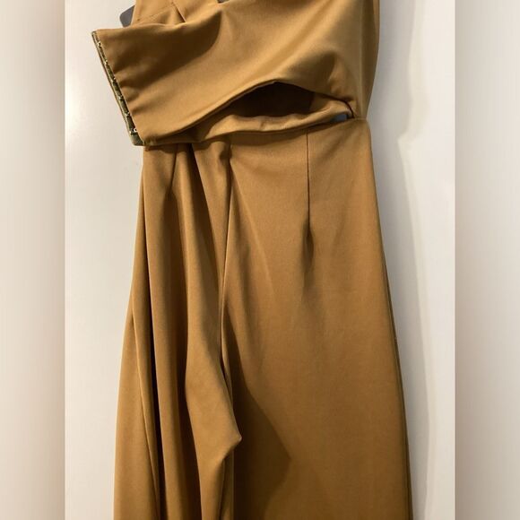 House Of harlow × Revolve Fabien Jumpsuit In Toffee/Tan - Picture 4 of 11
